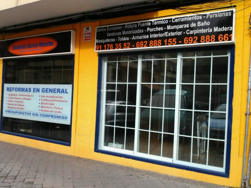 Aluminios Moncloa Tienda